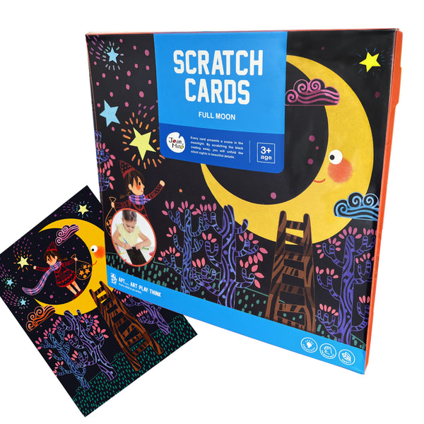 JoanMiro- 夢幻主題刮畫(星月夜)