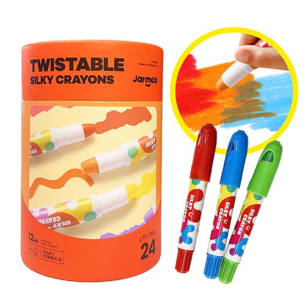 JoanMiro/JarMelo - 易潔絲滑蠟筆24色(臉彩)