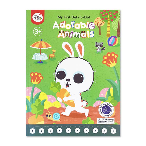 Jarmelo - 點到點連線畫簿 (可愛動物)