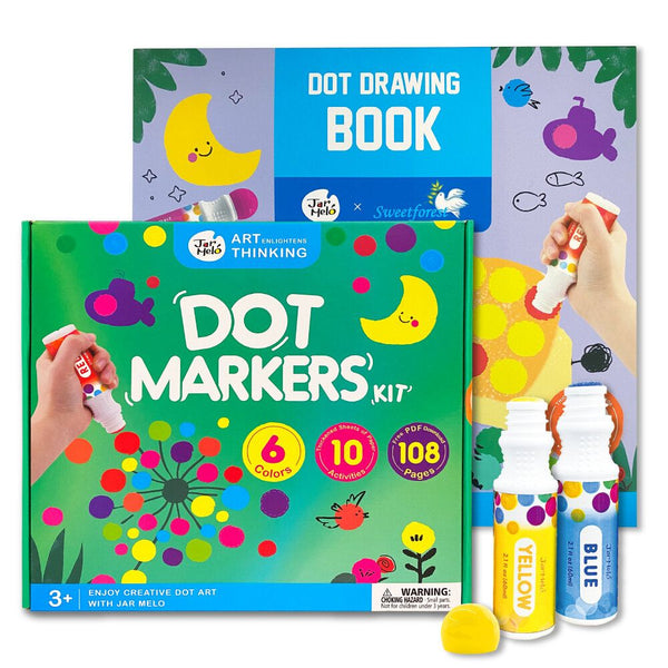 JoanMiro - 點點印筆(6支)連畫冊套裝