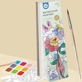 書簽水彩畫-夢幻童話