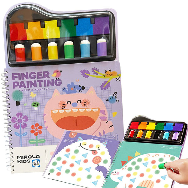 MIROLA KIDS - 趣味手指畫書 – 手指印章樂