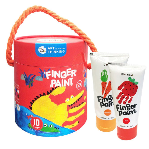 兒童手指畫(兩歲適用)10支裝-每支60ml