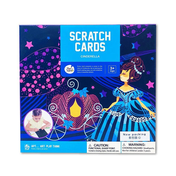 JoanMiro -夢幻主題刮畫(灰姑娘)