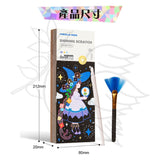 MIROLA KIDS - 閃閃刮畫書簽 - 星光女孩