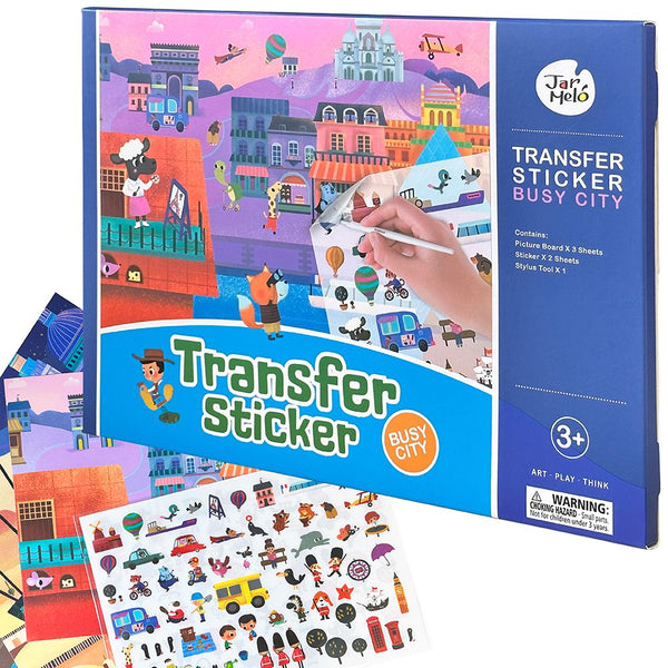 JoanMiro - 移印貼紙 - 繁忙城市