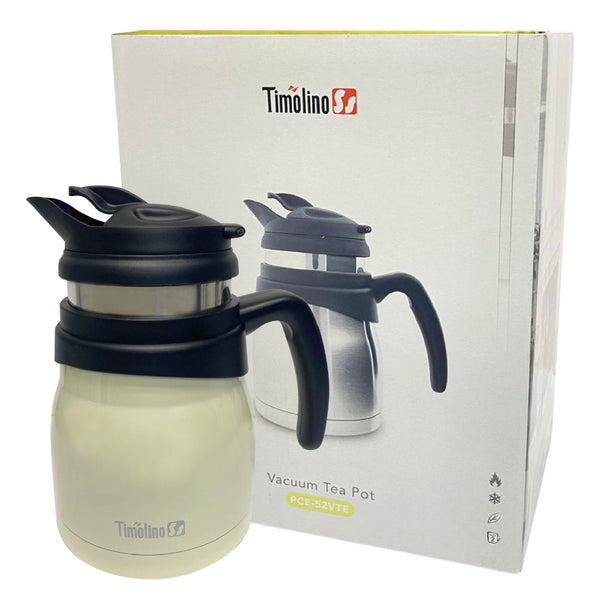 甘霖教育 - 雙重真空冷暖保溫壺-象牙白色