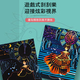 JoanMiro -夢幻主題刮畫(灰姑娘)