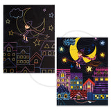 JoanMiro- 夢幻主題刮畫(星月夜)