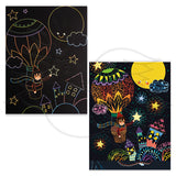 JoanMiro- 夢幻主題刮畫(星月夜)