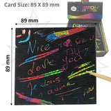 JoanMiro/JarMelo -迷你刮卡(彩虹無閃)