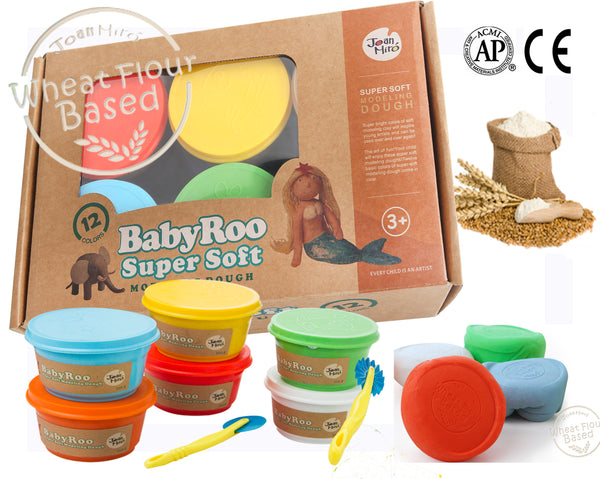 JoanMiro/JarMelo - 天然小麥粉泥膠12色