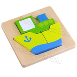 Tooky Toy- 木製船拼圖