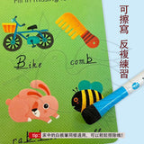 JoanMiro/JarMelo - 循環再用可抹掉學習咭 -- 英文字母 (趣味ABC)